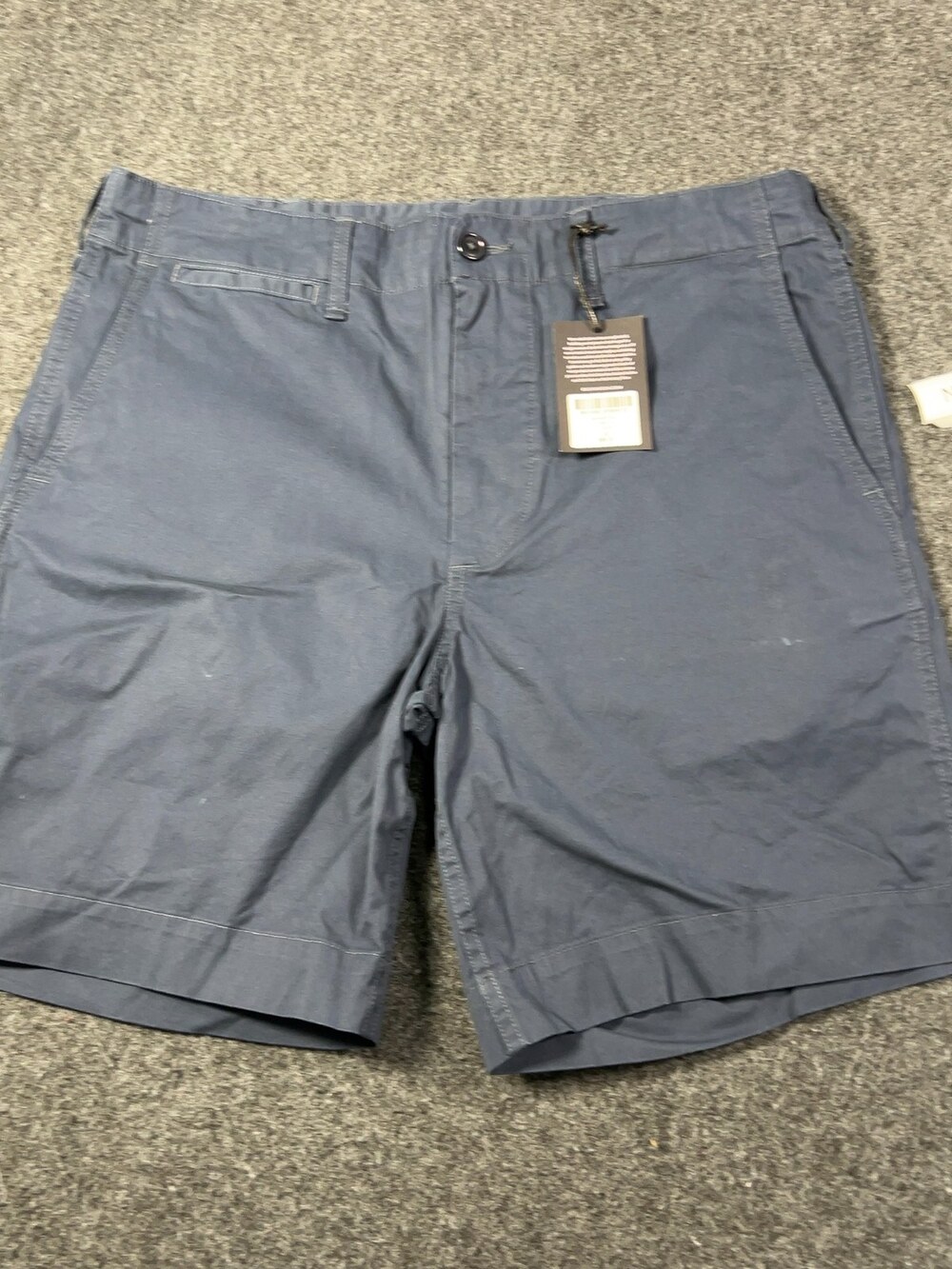 Buck Mason Mens Carry-on 8" Short Mariner Navy Sz 32 NWI Msrp88 [NE3]